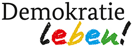 Das Logo Dmokratie leben!